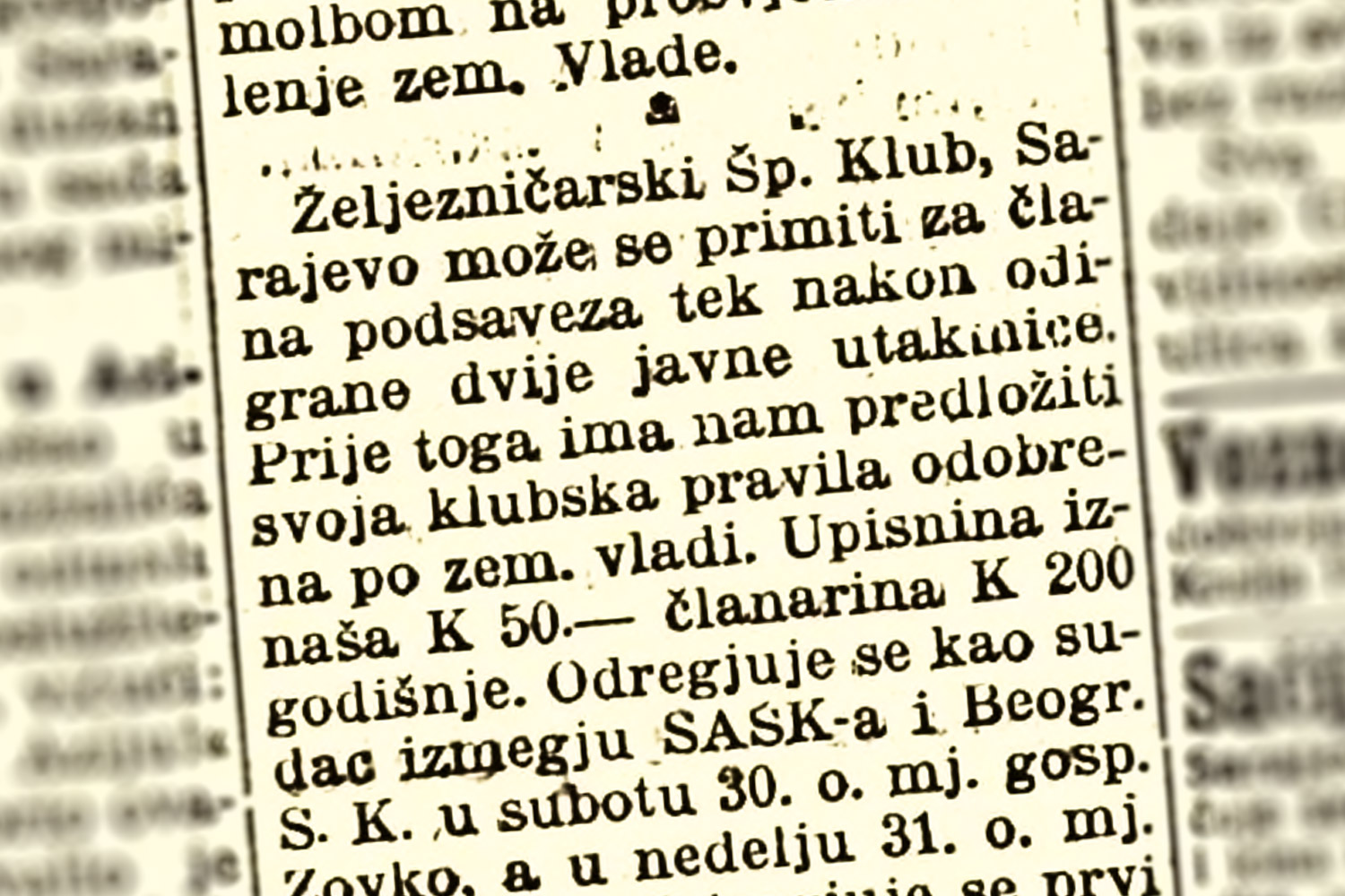 Osnivačka ekipa Željezničara